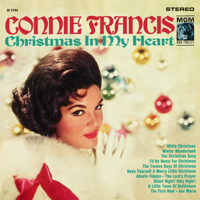 Connie Francis Christmas in My Heart cover artwork