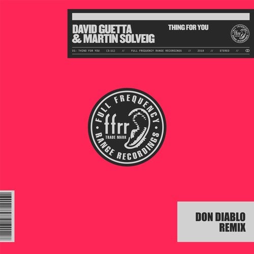 David Guetta & Martin Solveig — Thing For You (Don Diablo Remix) cover artwork