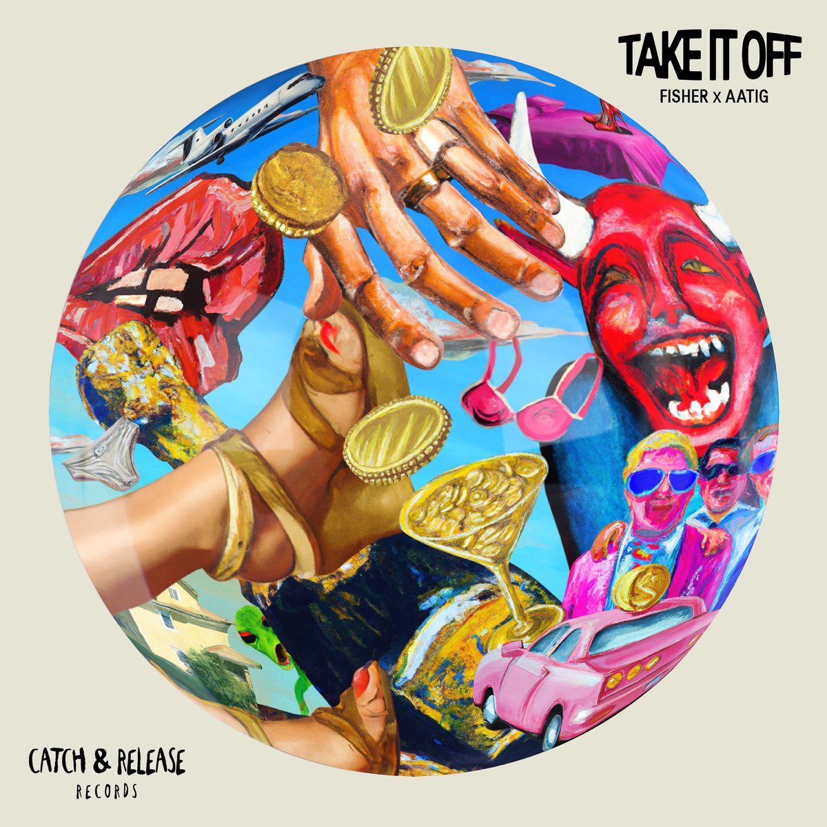 FISHER & Aatig — Take It Off cover artwork