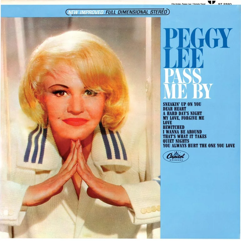 Peggy Lee Pass Me By cover artwork
