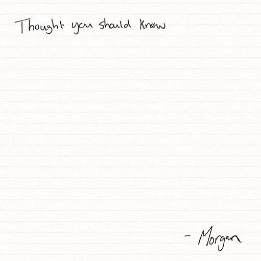 Morgan Wallen Thought You Should Know cover artwork