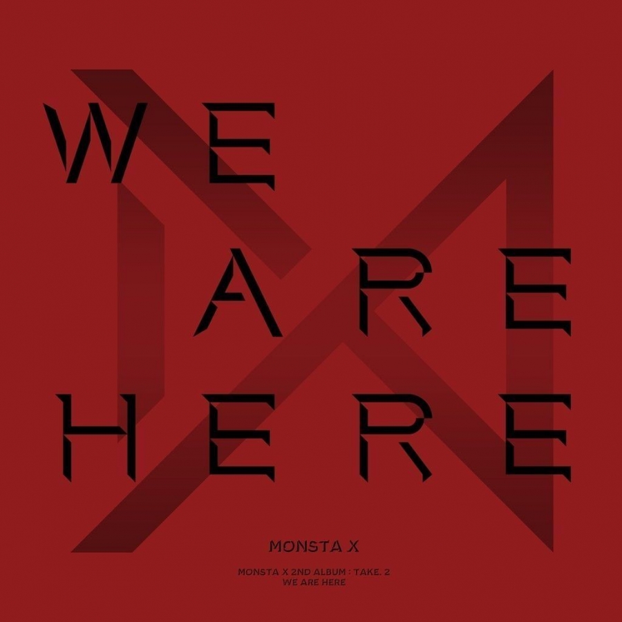 MONSTA X Take.2 WE ARE HERE cover artwork