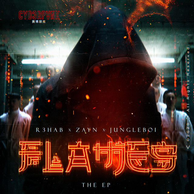R3HAB, ZAYN, & Jungleboi — Flames (Frank Walker Remix) cover artwork