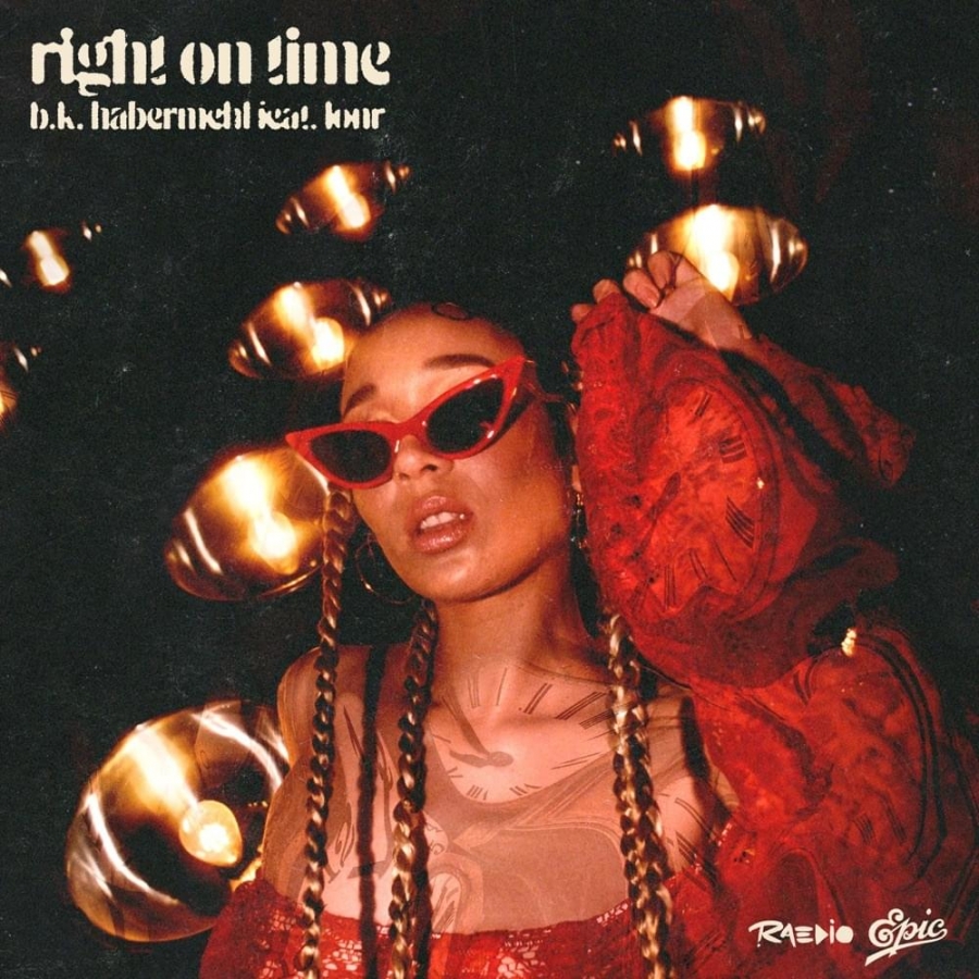 B.K. Habermehl featuring Lonr. — Right on Time cover artwork