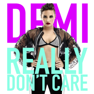 Demi Lovato ft. featuring Cher Lloyd Really Don&#039;t Care cover artwork