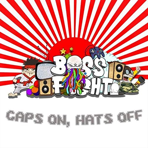 Bossfight Caps On, Hats Off cover artwork