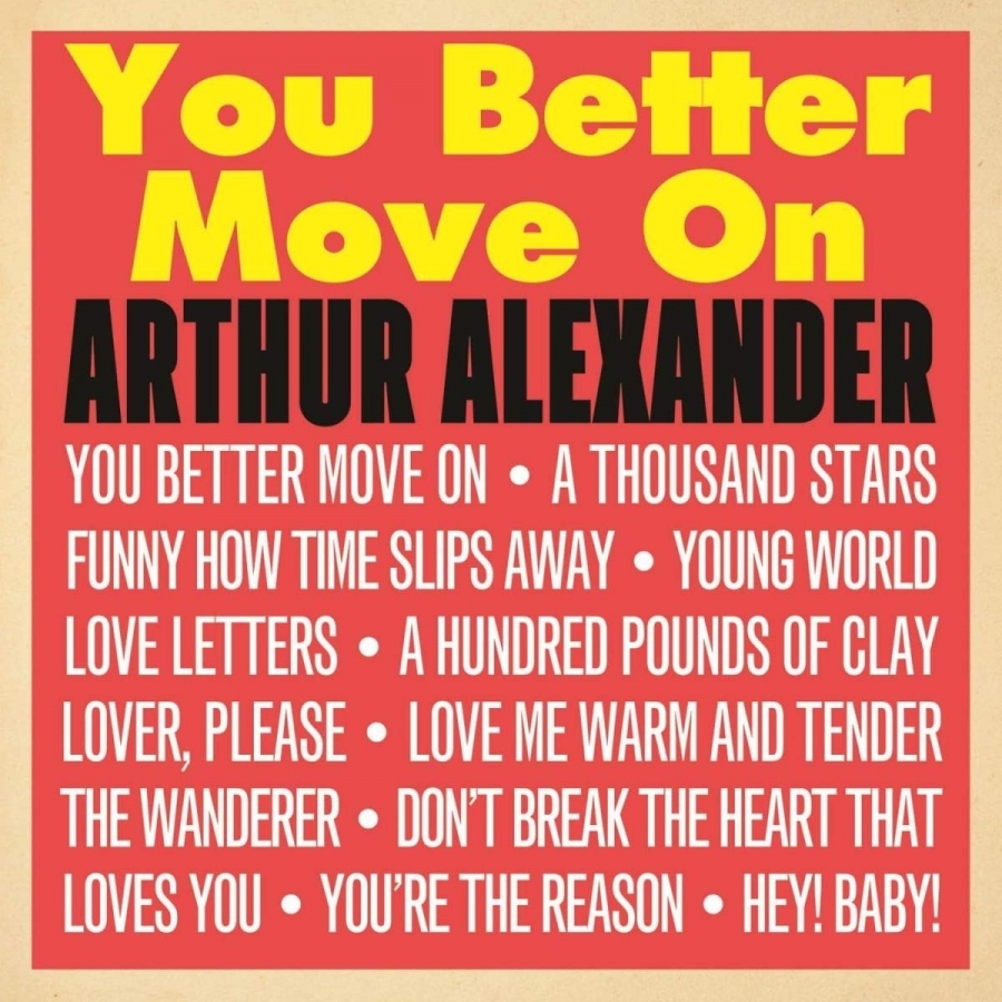 Arthur Alexander You Better Move On cover artwork
