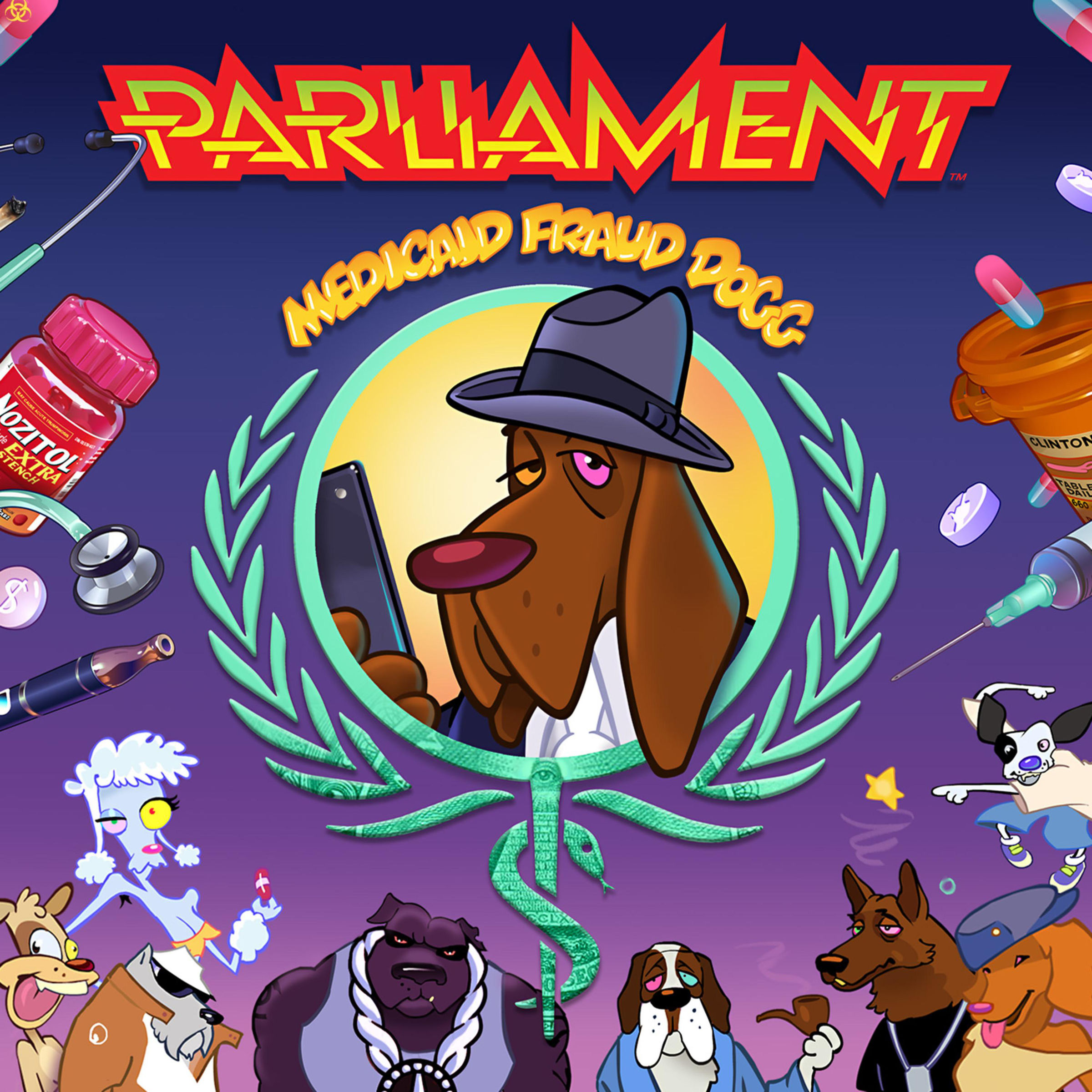 Parliament Medicaid Fraud Dogg cover artwork