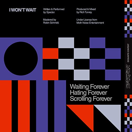 Spector — I Won&#039;t Wait cover artwork