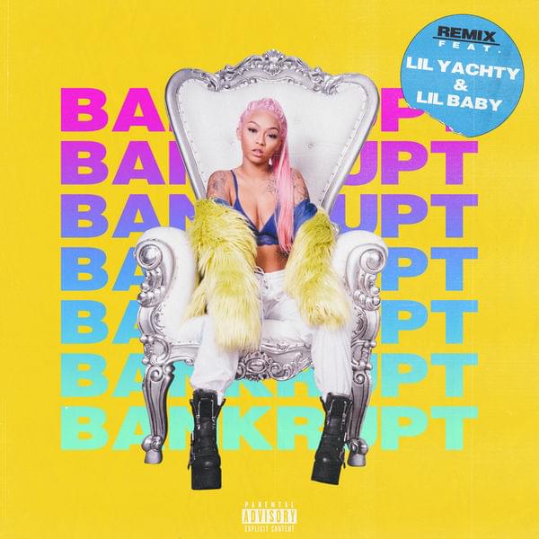 Cuban Doll featuring Lil Yachty & Lil Baby — Bankrupt (Remix) cover artwork