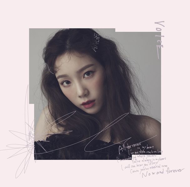 TAEYEON — VOICE - The 1st Japan EP cover artwork