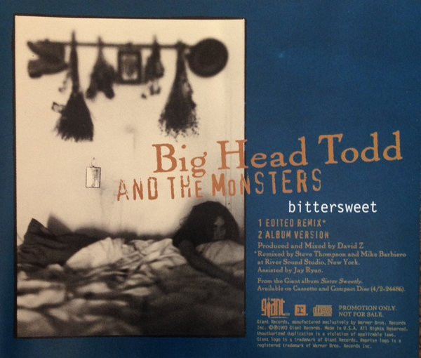 Big Head Todd &amp; the Monsters — Bittersweet cover artwork