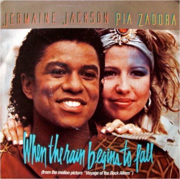 Jermaine Jackson & Pia Zadora — When The Rain Begins To Fall cover artwork