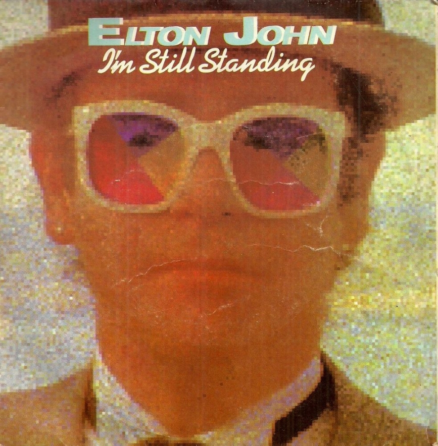 Elton John I&#039;m Still Standing cover artwork