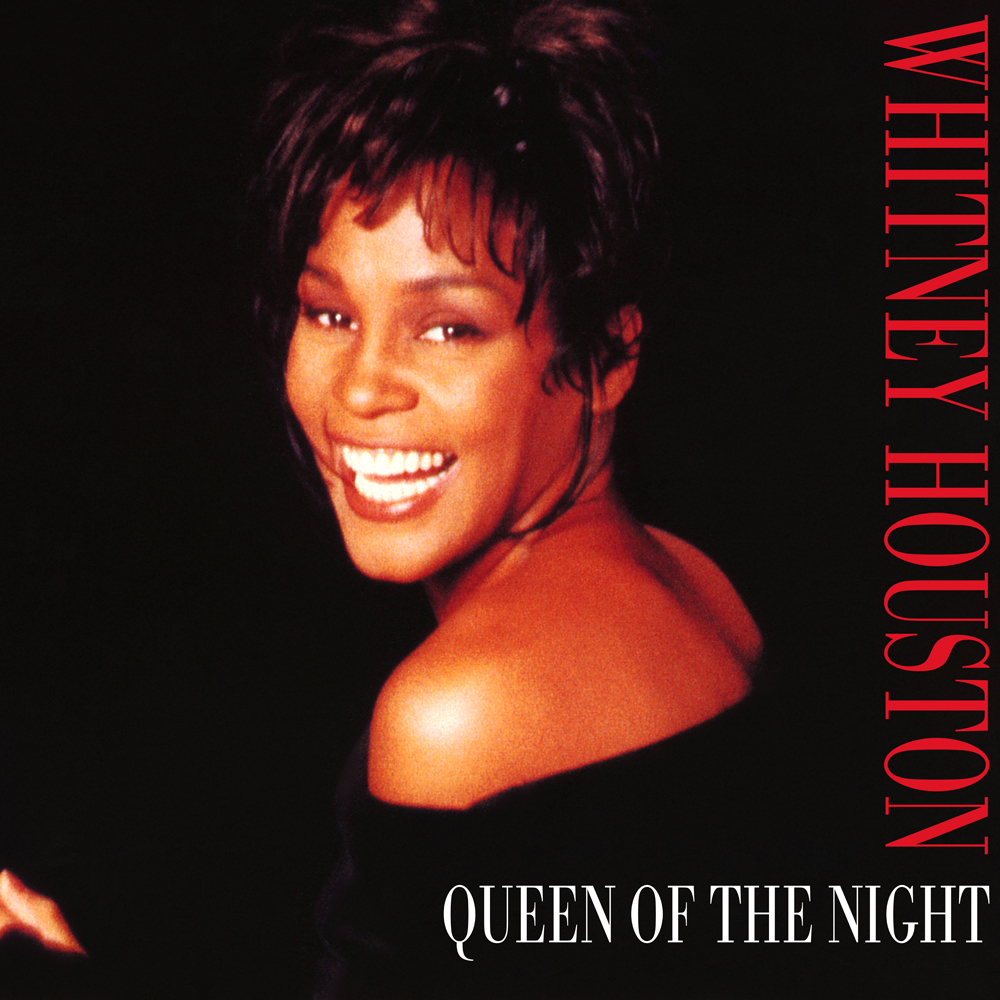 Whitney Houston Queen of the Night cover artwork