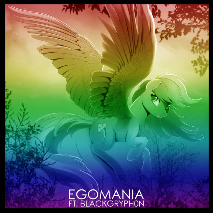 Silva Hound featuring BlackGryph0n — Egomania cover artwork