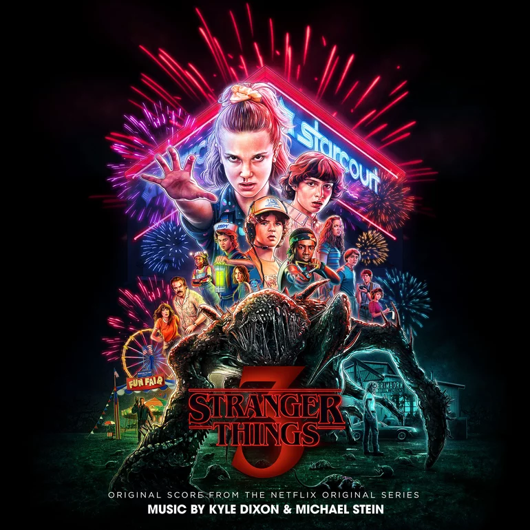 Kyle Dixon &amp; Michael Stein Stranger Things 3 (Original Score from the Netflix Original Series) cover artwork