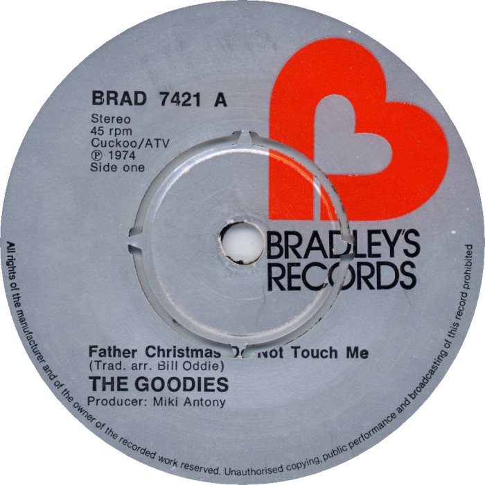 The Goodies Father Christmas Do Not Touch Me cover artwork