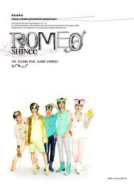 SHINee Romeo cover artwork