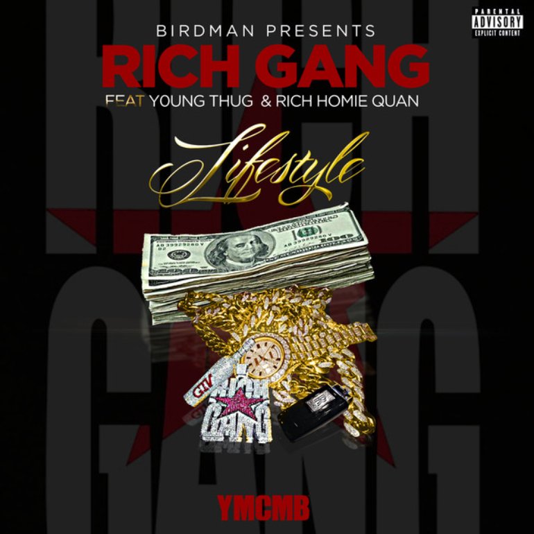 Rich Gang ft. featuring Young Thug & Rich Homie Quan Lifestyle cover artwork