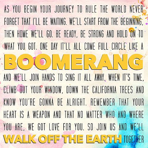 Walk Of The Earth Boomerang cover artwork