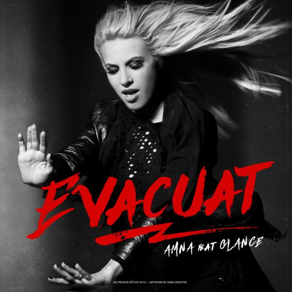 Amna featuring Glance — Evacuat cover artwork