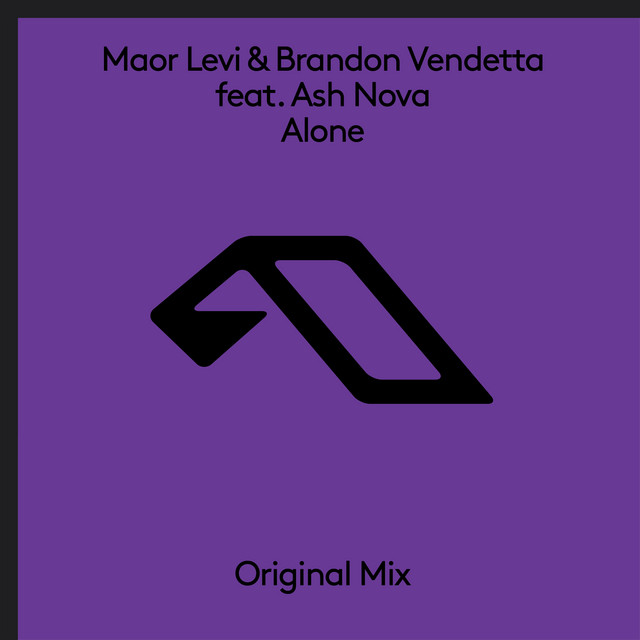 Maor Levi & Brandon Vendetta ft. featuring Ash Nova Alone cover artwork