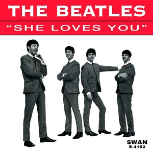 The Beatles She Loves You cover artwork