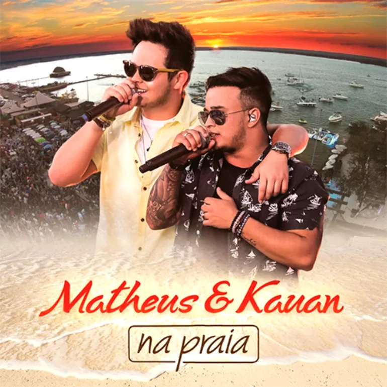 Matheus &amp; Kauan Na Praia (Ao Vivo) cover artwork