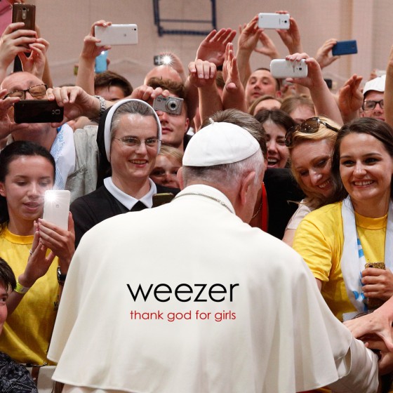 Weezer — Thank God for Girls cover artwork
