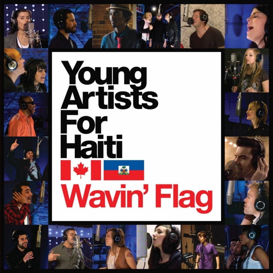 Young Artists For Haiti — Wavin&#039; Flag cover artwork