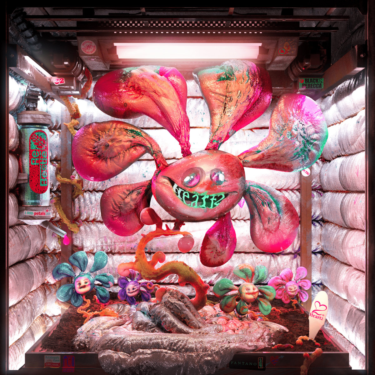 umru & Petal Supply featuring Rebecca Black — heart2 cover artwork