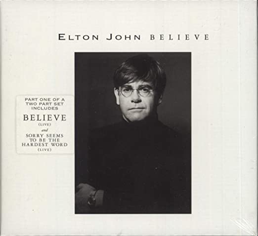 Elton John Believe cover artwork