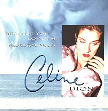 Céline Dion Because You Loved Me cover artwork