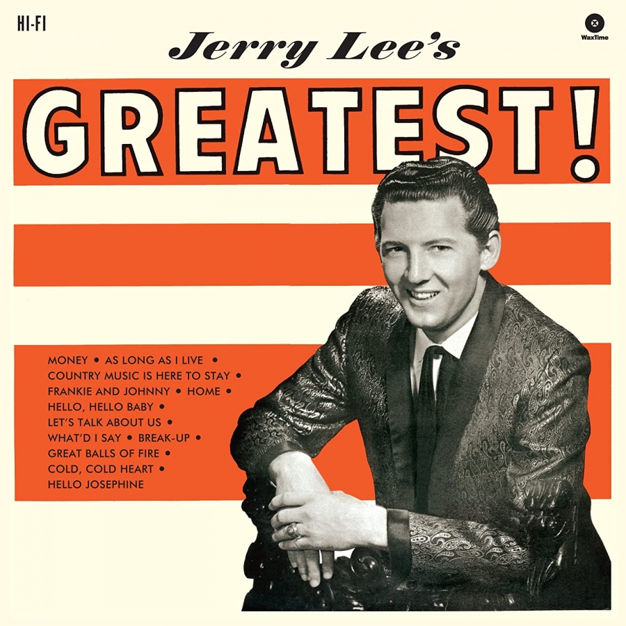Jerry Lee Lewis Jerry Lee's Greatest! cover artwork