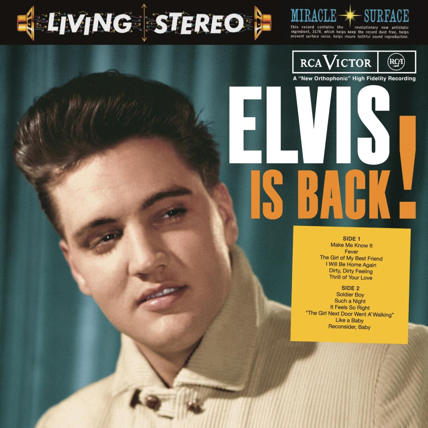 Elvis Presley Elvis Is Back! cover artwork
