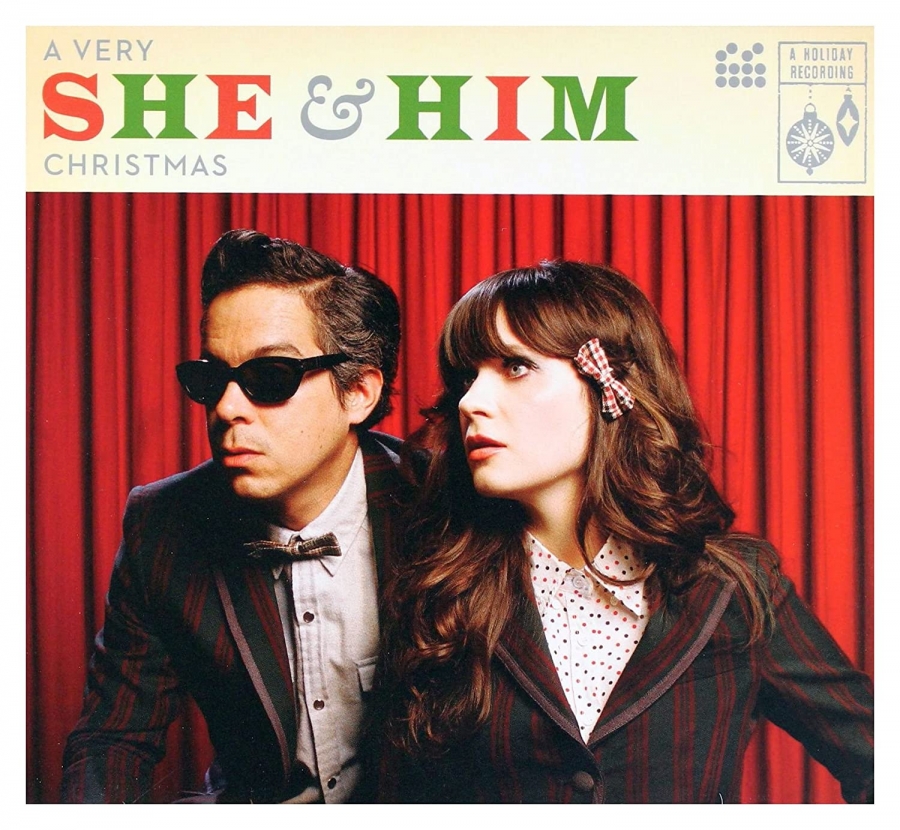 She &amp; Him — Rockin&#039; Around the Christmas Tree cover artwork