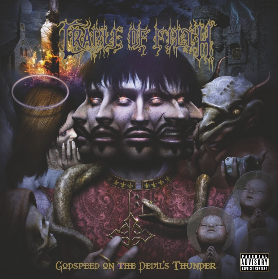 Cradle of Filth Godspeed on the Devil&#039;s Thunder cover artwork