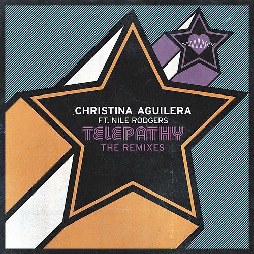 Christina Aguilera featuring Nile Rodgers — Telepathy cover artwork