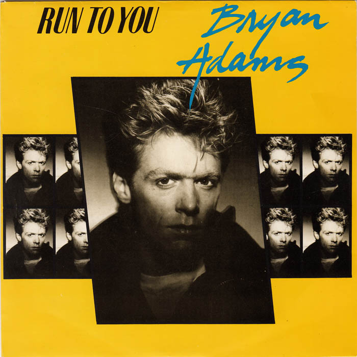 Bryan Adams Run to You cover artwork