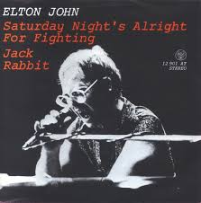 Elton John Saturday Night&#039;s Alright (For Fighting) cover artwork