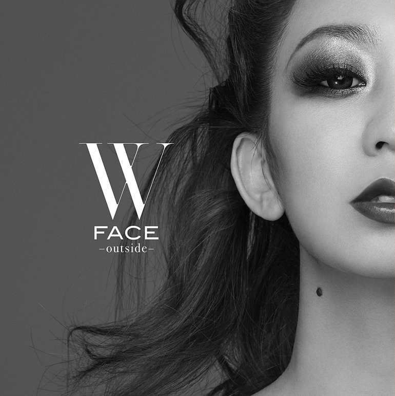 Koda Kumi — W Face cover artwork