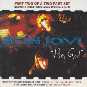 Bon Jovi Hey God cover artwork
