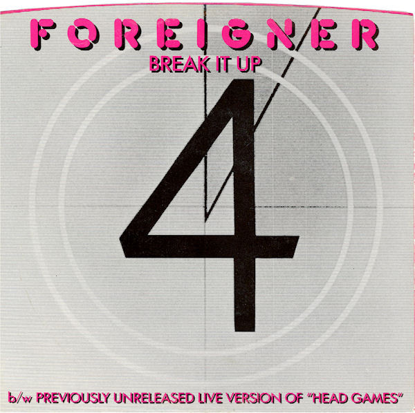 Foreigner — Break It Up cover artwork