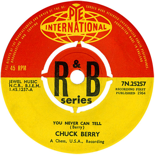 Chuck Berry You Never Can Tell cover artwork
