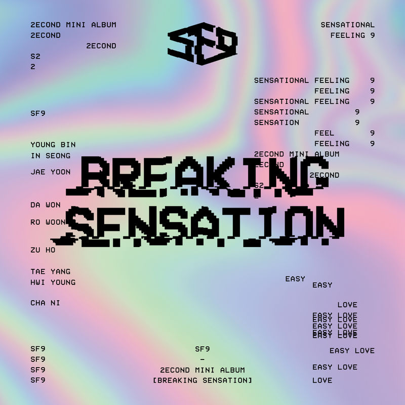 SF9 Breaking Sensation cover artwork