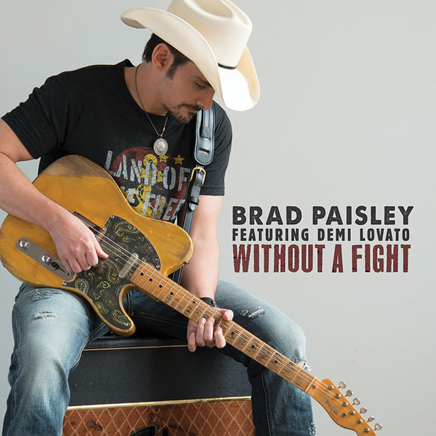 Brad Paisley featuring Demi Lovato — Without a Fight cover artwork