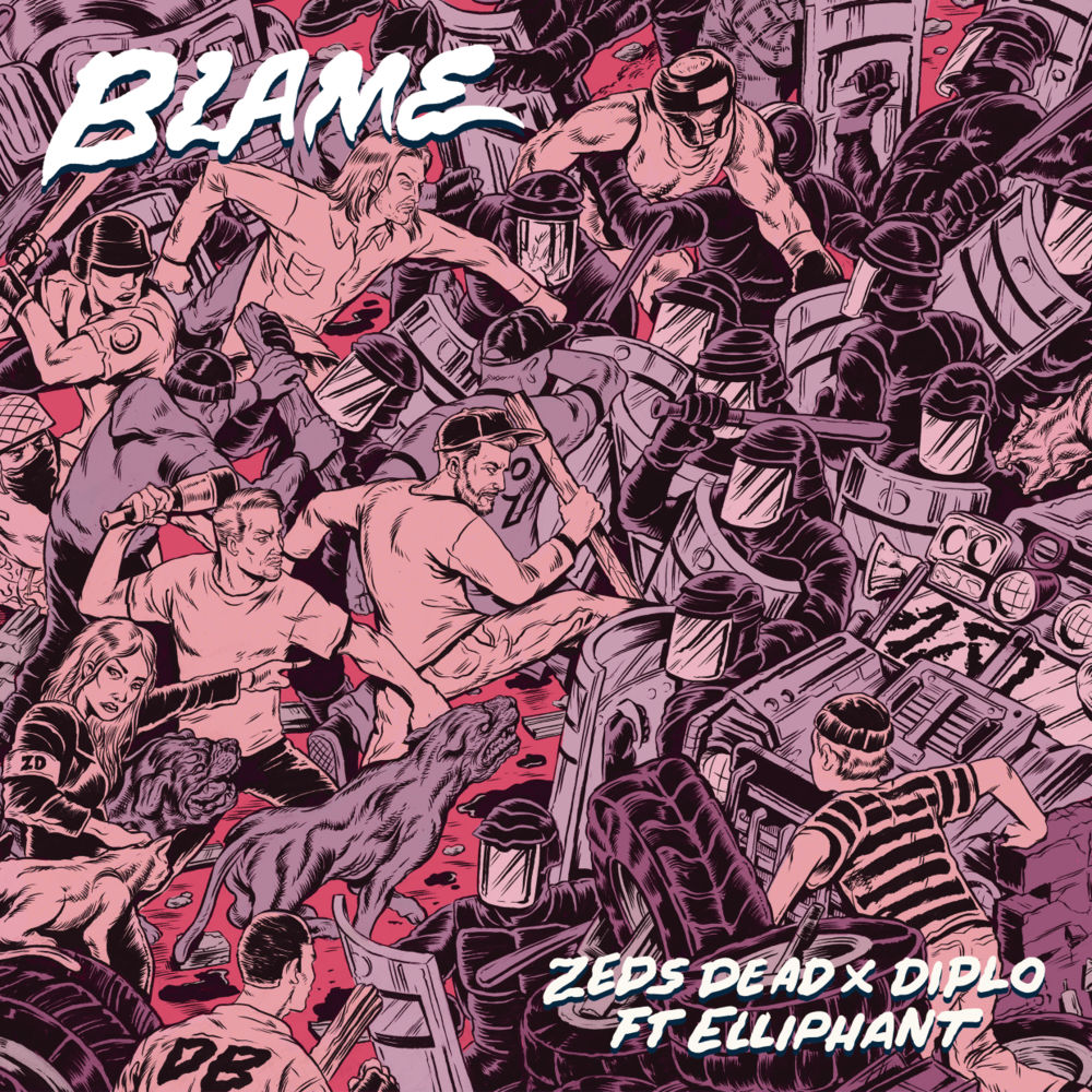 Zeds Dead & Diplo ft. featuring Elliphant Blame cover artwork