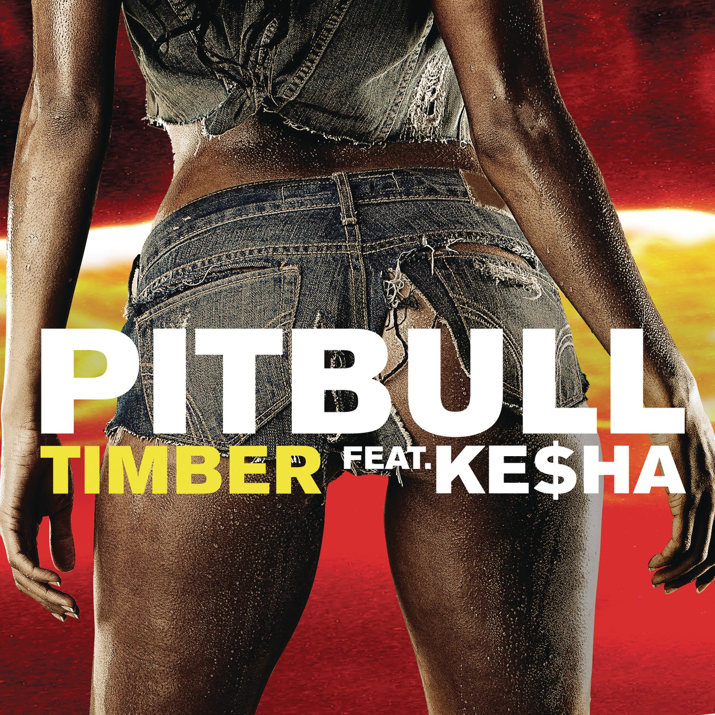 Pitbull ft. featuring Kesha Timber cover artwork