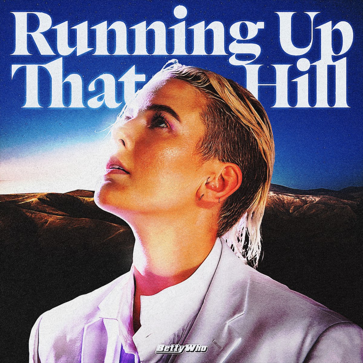 Betty Who — RUNNING UP THAT HILL cover artwork